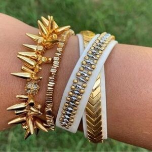 Stella & Dot Gilded Path Double Wrap Bracelet